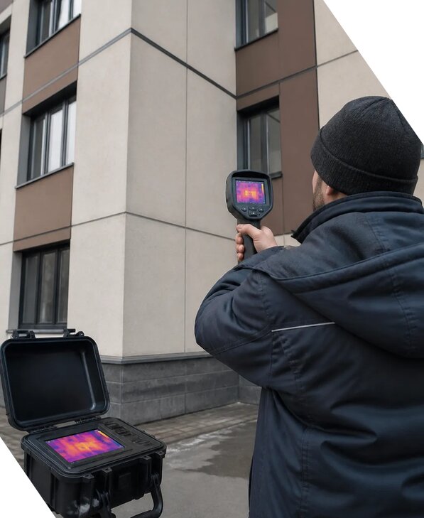 Тепловизионное обследование зданий и сооружений в Тихорецке